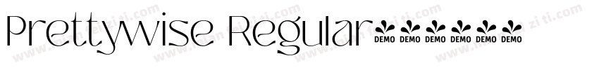 Prettywise Regular字体转换